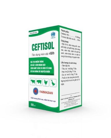  CEFTISOL (Tác dụng kéo dài 48h) 