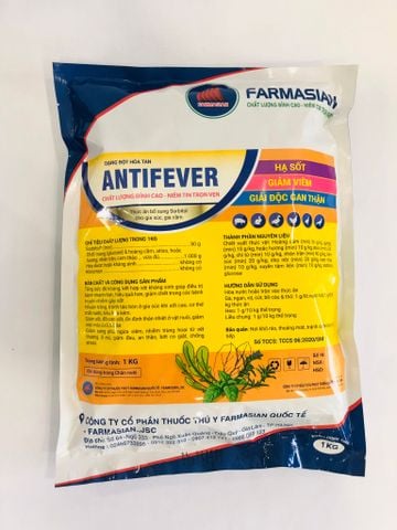  ANTIFEVER (Hạ sốt, giảm viêm, giải độc gan thận) 