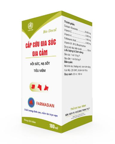  CẤP CỨU GIA SÚC GIA CẦM 