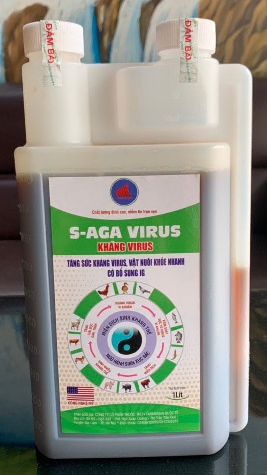 S-AGA VIRUS ( Kháng vi rút) - 1 lít