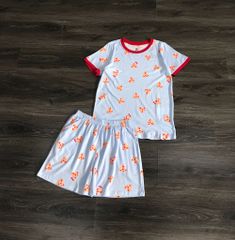 BỘ THUN COTTON ĐÙI UMI YELLOW HỌA TIẾT