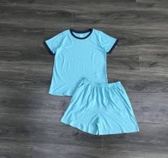 BỘ THUN COTTON ĐÙI UMI YELLOW HỌA TIẾT