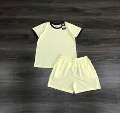 BỘ THUN COTTON ĐÙI UMI YELLOW HỌA TIẾT