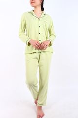 BỘ PIJAMA UMI YELLOW NỮ TAY DÀI