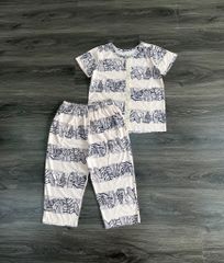 BỘ THUN COTTON LỬNG PHỐI REN UMI YELLOW