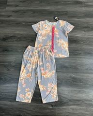 BỘ THUN COTTON LỬNG PHỐI REN UMI YELLOW