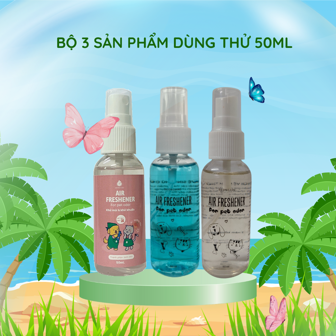 combo 3 chai xịt khử mùi vệ sinh chai 50ml