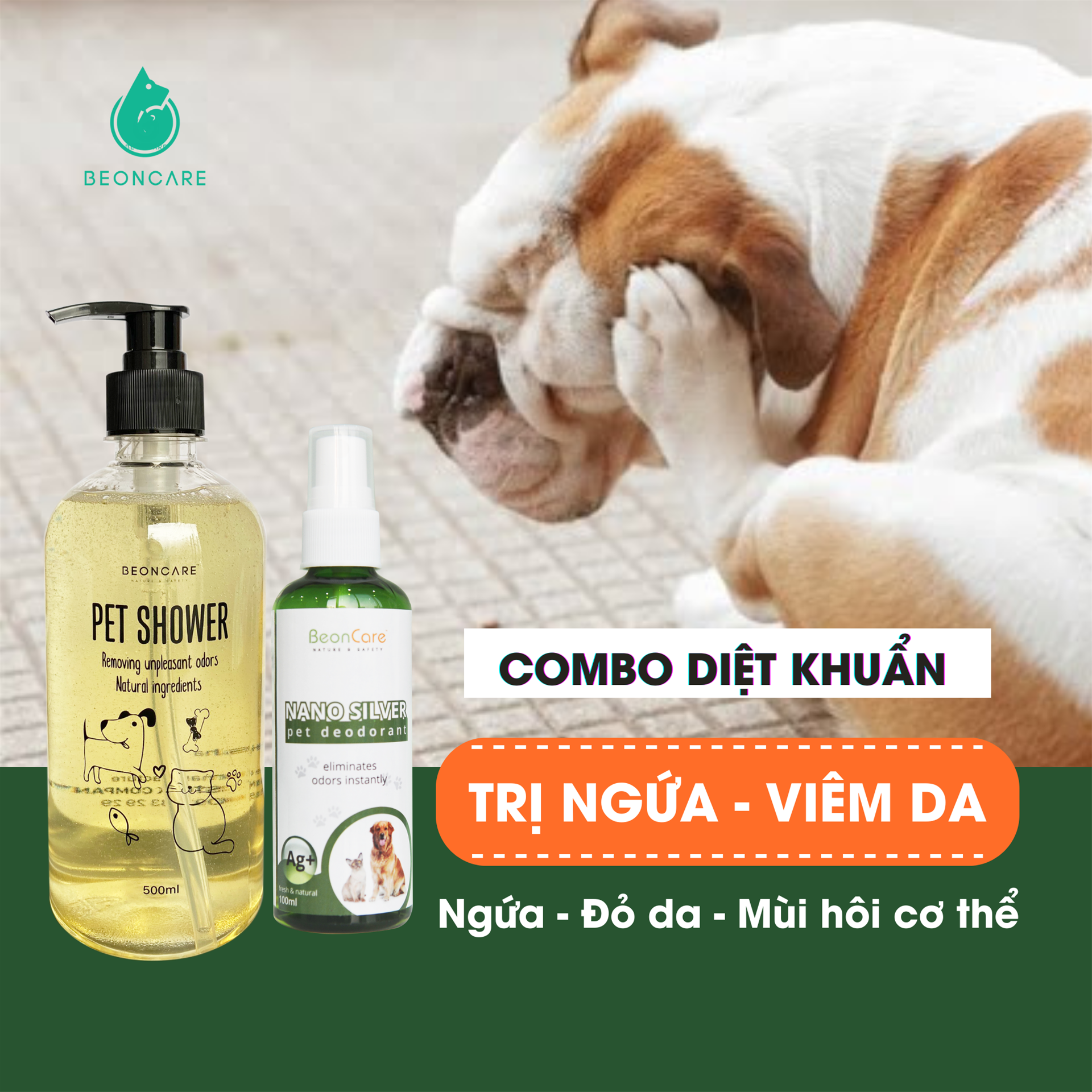 Combo diệt khuẩn thú cưng siêu hot 2024