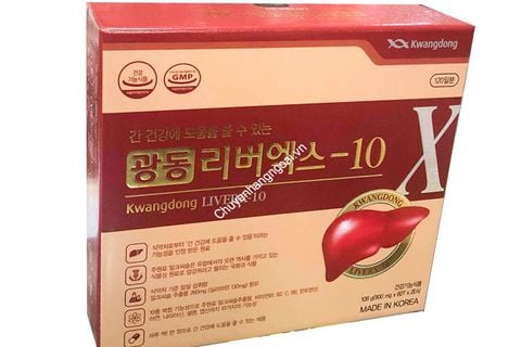 Bổ gan Kwangdong LiverX-10 hộp 120 viên chính hãng Hàn Quốc