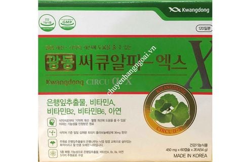 Bổ não Kwangdong Circu α-X hộp 120 viên Hàn Quốc