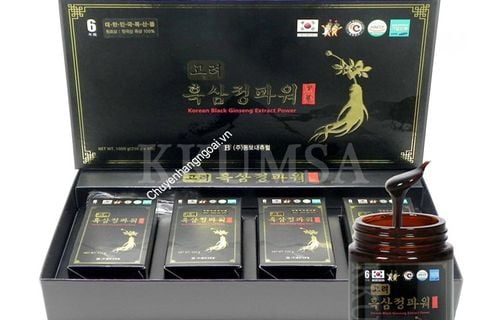 Cao Hắc Sâm Korean Black Ginseng Extract Power Hộp 4 Lọ Hàn Quốc