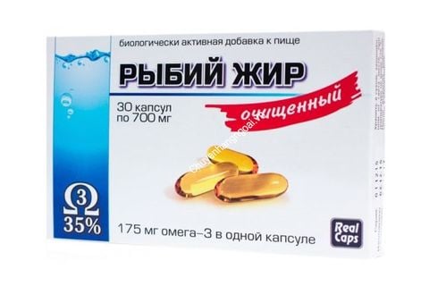 Dầu Cá Refined Fish Oil Hộp 30 Viên Chính Hãng Của Nga