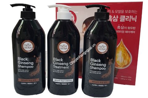 Bộ Dầu Gội Hắc Sâm Black Ginseng Shampoo Treatment Hàn Quốc