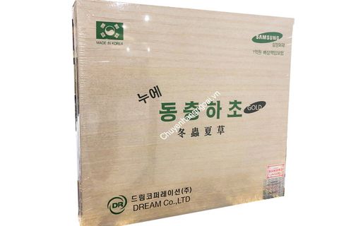 Đông Trùng Hạ Thảo Dream Hộp Gỗ Trắng 60 Gói x 30ml Của Hàn Quốc