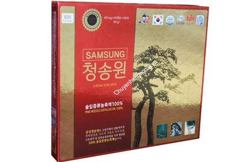 Tinh dầu thông đỏ Samsung CheongSongWon Premium 180 viên Hàn Quốc