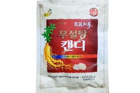 Kẹo Sâm Không Đường Gói 200Gr Và 500Gr Chính Hãng Hàn Quốc