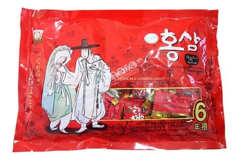 Kẹo Hồng Sâm Ông Bà Lão Gói 200Gr Và 800Gr Của Hàn Quốc