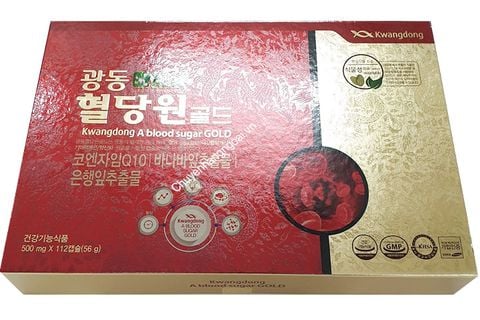 Kwangdong A Blood Sugar Gold hộp 112 viên chính hãng Hàn Quốc