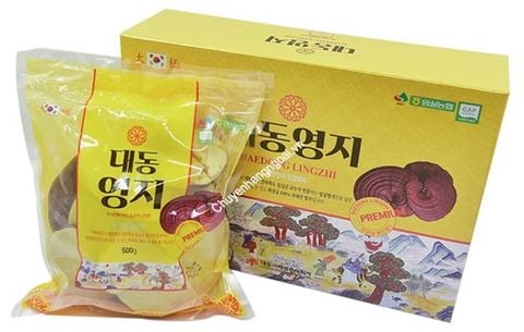 Nấm Linh Chi Daedong Lingzhi Premium Hàng Cao Cấp Loại 1 Của Hàn Quốc