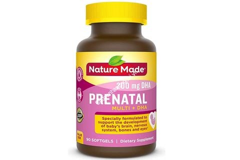 Vitamin bầu Nature made prenatal multi DHA chính hãng của Mỹ