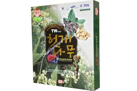 Nước bổ gan TW Food hovenia dulcis hộp 30 gói của Hàn Quốc