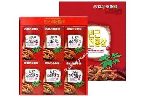 Nước Hồng Sâm Taewoong 6 Year Old Korean Red Ginseng Hàn Quốc