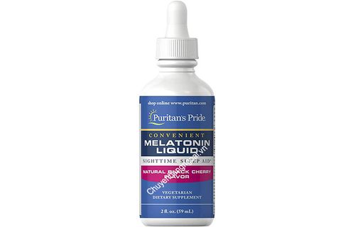 Puritan's Pride Convenient Melatonin Liquid Dạng Nước 59mL Mỹ