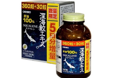 Viên Uống Sụn Vi Cá Mập Orihiro Squalene Nhật Bản