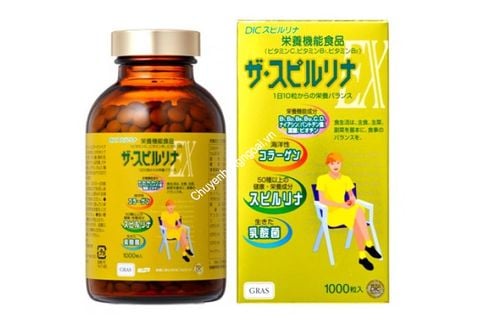 Tảo Vàng Spirulina EX With Family Chính Hãng Nhật Bản