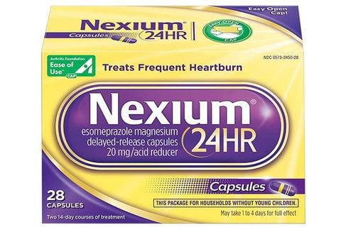 Viên Uống Nexium 24hr Hỗ Trợ Điều Trị Dạ Dày Chính Hãng Của Mỹ