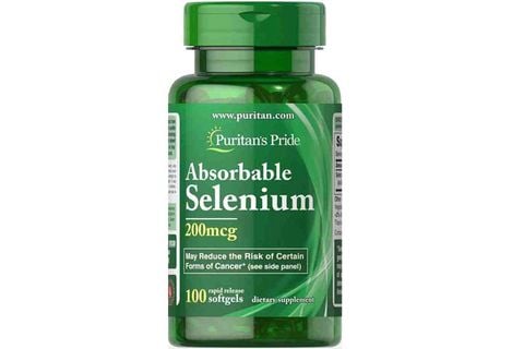 Viên Uống Puritan's Pride Absorbable Selenium 200mcG Của Mỹ