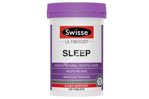 Thuốc Swisse Ultiboost Sleep 100 Viên Hỗ Trợ Điều Trị Mất Ngủ Của Úc