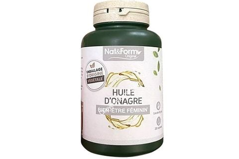 Tinh Dầu Hoa Anh Thảo Hữu Cơ Nat & Form Huile D’Onagre Chính Hãng Pháp