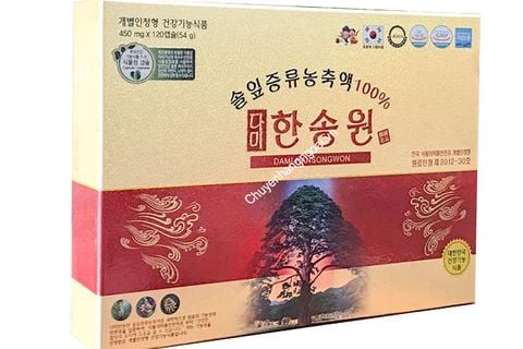 Tinh dầu thông đỏ Dami HanSongWon 120 viên chính hãng Hàn Quốc