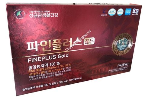 Tinh Dầu Thông Đỏ Fineplus Gold 180 Viên Chính Hãng Hàn Quốc
