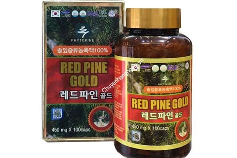 Tinh dầu thông đỏ Red Pine Gold 100 viên chính hãng Hàn Quốc