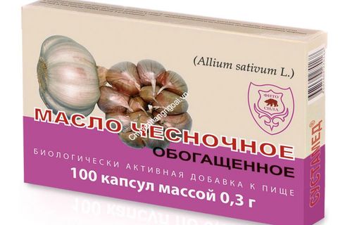 Tinh Dầu Tỏi Garlic Oil Hộp 100 Viên Chính Hãng Của Nga