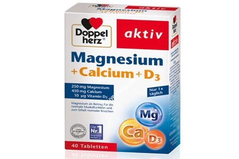 Viên Uống Doppelherz Magnesium Calcium D3 Của Đức