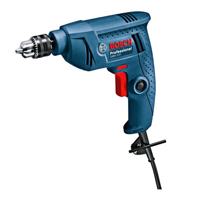 Máy khoan Professional Bosch GBM 320 320W (Xanh dương)