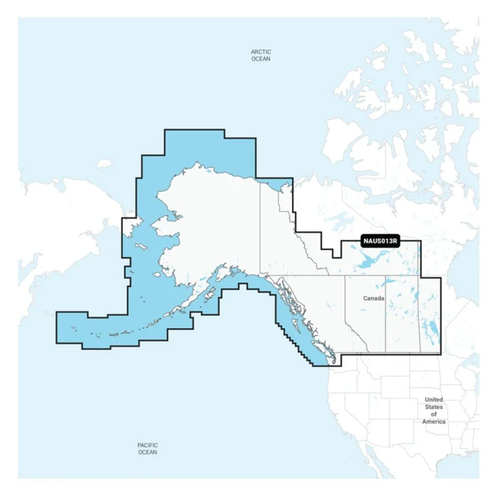 Hải đồ Navionics US013R - Canada, West & Alaska