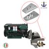 Kẽm chống ăn mòn máy thủy Volvo Penta loại DPH/DPR
