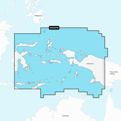 Hải đồ Navionics AE024R - Central W. Papua & E. Sulawesi