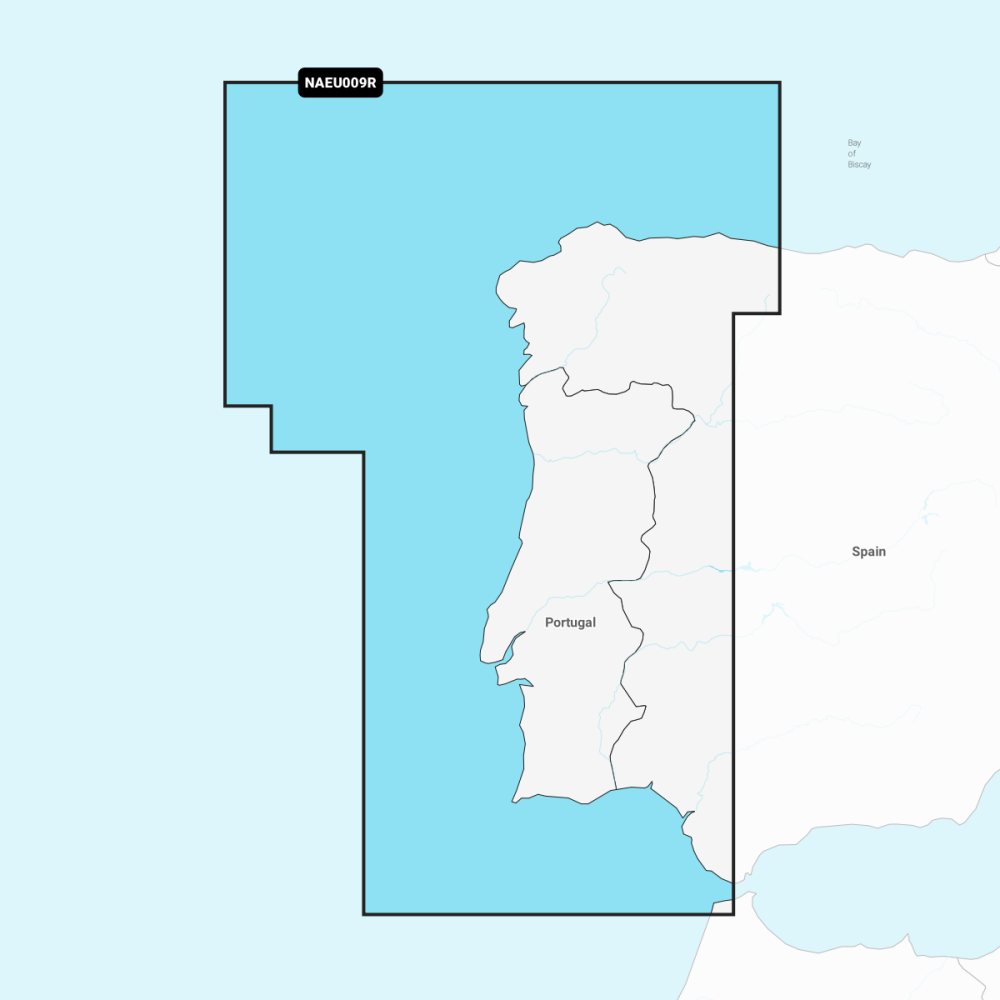 Hải đồ Navionics EU009R - Portugal & Spain Northwest