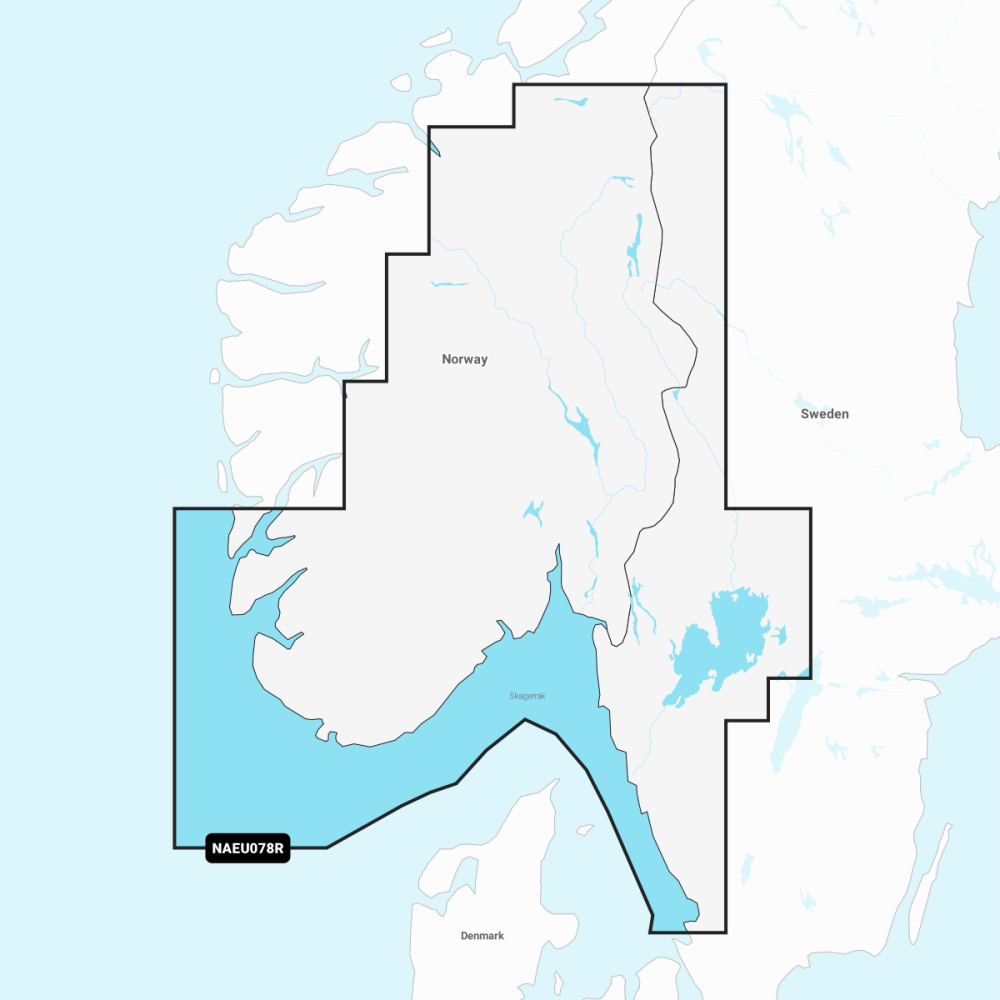 Hải đồ Navionics EU078R - Oslo Skagerrak & Haugesund