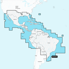 Hải đồ Navionics SA004L - Mexico Caribbean to Brazil