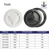 Nắp kỹ thuật tròn, bằng nhựa, nhiều kích thước (Flush)
