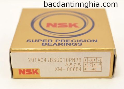 Bạc đạn vòng bi 20TAC47BSUC10PN7B NSK, 20TAC47B SUC10PN7B