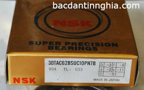 Bạc đạn 30TAC62BSUC10PN7B NSK, 30TAC62B SUC10PN7B