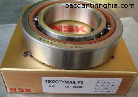 Bạc đạn vòng bi 7007 CTYNSUL NSK 35*62*14