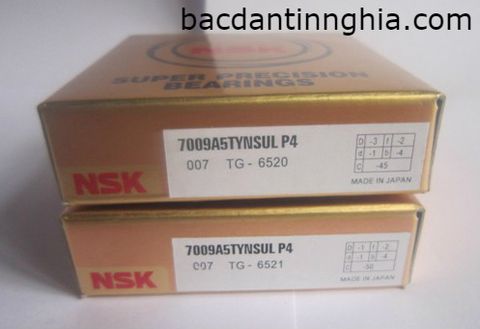 bac dan vong bi 7009A5TYNSUL-P4 NSK